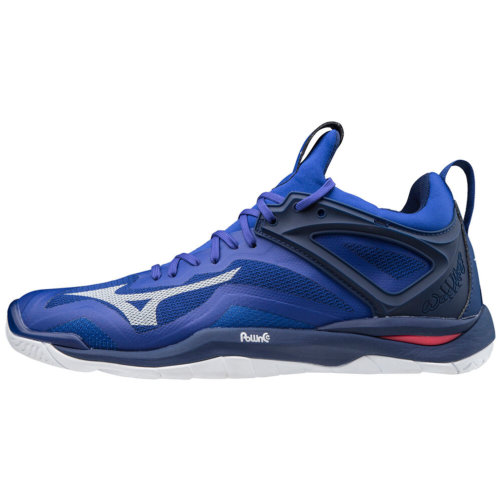 Zapatillas De Balonmano Mizuno Wave Mirage 3 Para Hombre Azules/Blancos/Rosas 4012389-CK